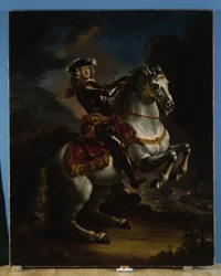 Elector Johann Wilhelm de Palatinado-Neuburg a caballo