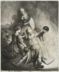 Lot y sus hijas, 1631
