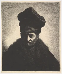 Retrato de un hombre, después de Rembrandt