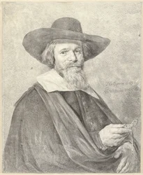 Retrato de un hombre con reloj en la mano derecha
