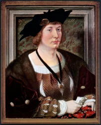 Retrato de Hendrik III, Conde de Nassau-Breda, c. 1516-1517, 1927