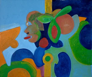 Autorretrato como un cerdo volando alto, 2009