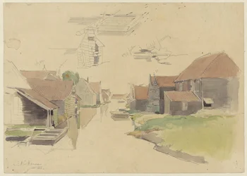 Estudios de casas en el barrio de Vinkenbuurt, Ámsterdam