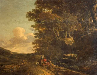 Paisaje con Cascada