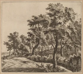 Paisaje con un arroyo