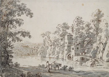 El molino de agua junto al vado