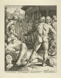 Batalla entre Odiseo e Irus