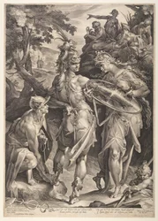 Minerva arma a Perseo