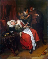 Visita del doctor, c. 1660