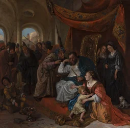 Moisés y la corona del faraón, c.1670
