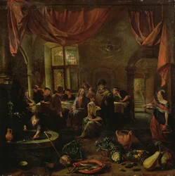 Cristo en la casa de Marta y María, c.1655