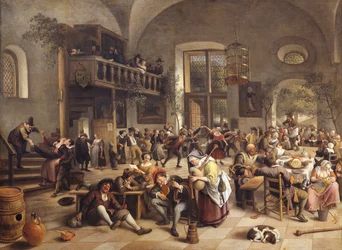 Banquete en una posada