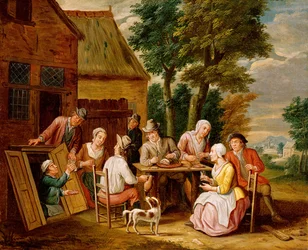 Fuera de la posada