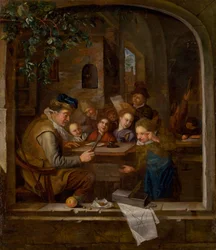 La escuela, c. 1650