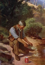 Gold Prospector (litografía en color)