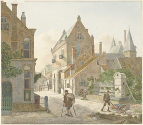 El Waardpoort y el Oude Gracht en Utrecht