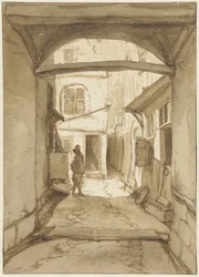 Vista en un callejón
