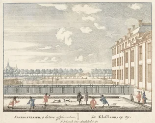 Juego de Klosbaan en el Palacio Het Loo, 1694-97
