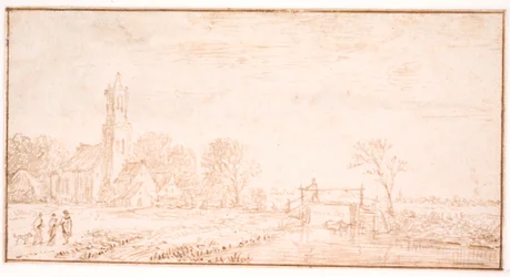 Iglesia del pueblo en Lisse