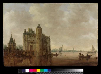 Una puerta de agua en un estuario, 1644