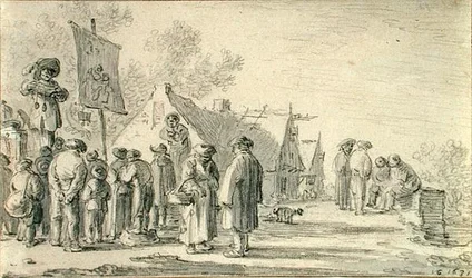 Escena de un pueblo
