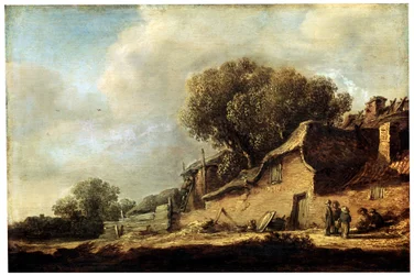 Paisaje con una cabaña de campesinos, 1631