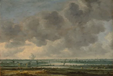 Vista de Haarlem y el Haarlemmer Meer, 1646