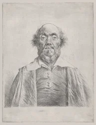 Busto de un hombre anciano