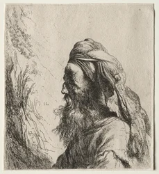 Cabeza de un oriental, 1600s