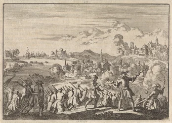Conquista francesa bajo Pointis Cartagena en América del Sur, 1697