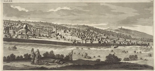 Vista de Jerusalén (placa derecha)