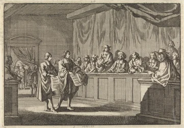 Los pastores reformados Gilly y Courdil leyeron una declaración en el sínodo de Sorges de que se convertirían a la Iglesia Católica, el 3 de junio de 1683.