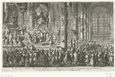Coronación de Guillermo III, 1689