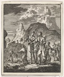 Encuentro de peregrinos en la sierra