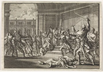 Tumulto y lucha en el templo de Jerusalén