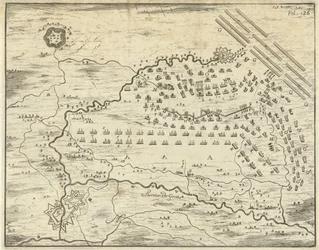 Mapa de la Batalla de Landen