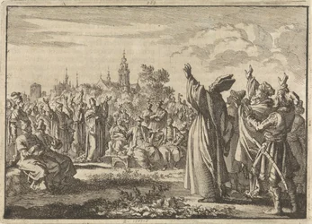 Dieta polaca en la que Augusto II el Fuerte es proclamado rey por una parte y el francés Luis de Borbón-Conti por la otra, 1697