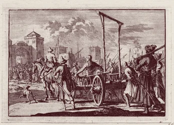 Stenka Razin antes de la ejecución en Moscú, 1698