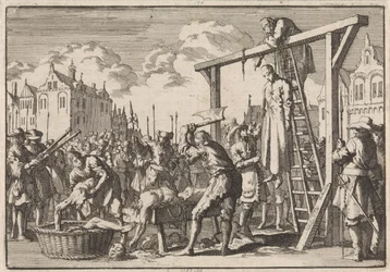 En Londres, el jesuita William Ireland es ahorcado y John Grove es descuartizado por un regicidio intencionado, 1679