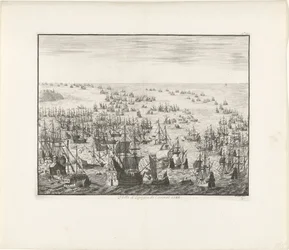 El hundimiento de la Armada Española en 1588, c. 1680