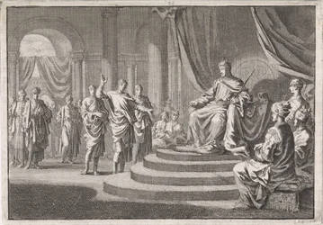Zorobabel ante el rey Darío