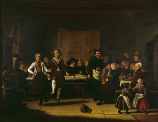 La boda del granjero (óleo sobre lienzo)