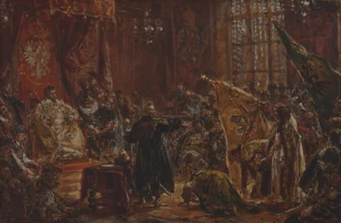 Los zares Shuiski en el Sejm de Varsovia
