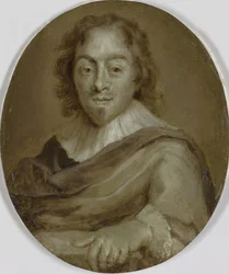 Retrato de Constantijn Huygens, poeta, secretario de los príncipes Federico Enrique y Guillermo II y primer consejero y tesorero de Guillermo III
