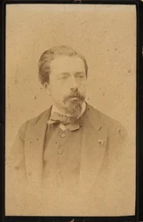 Retrato del violinista y compositor Henryk Wieniawski 1835-1880