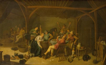 El rey de las habas está bebiendo