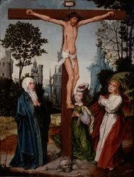 Crucifixión, c.1510-15 (óleo sobre tabla)