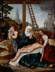 Lamentación, c.1510-15 (óleo sobre tabla)