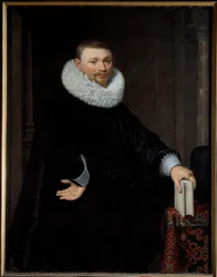Retrato del Sr. Vrydags Van Vollenhoven Jr. Pintura de Jan Van Ravesteyn (circa 1570 - 1657)