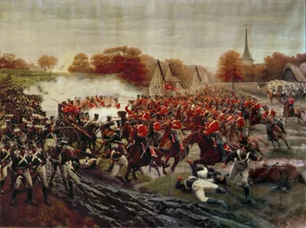 Cosacos cargando los cañones